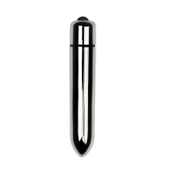 Вібропуля X-Basic Bullet Long 10 швидкостей срібна