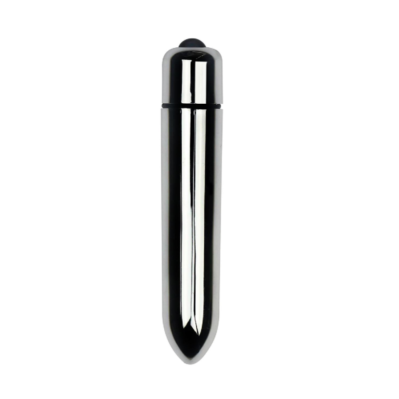 Вібропуля X-Basic Bullet Long 10 швидкостей срібна Вібропуля X-Basic Bullet Long 10 швидкостей срібна