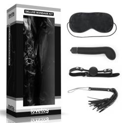 Набір БДСМ - Deluxe Bondage Kit (маска, вібратор, кляп, флогер)