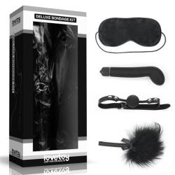 Набір БДСМ - Deluxe Bondage Kit (маска, вібратор, кляп, пір'їнка)