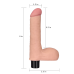 Реалістичний вібратор Real Softee Vibrator With Balls тілесний Реалістичний вібратор Real Softee Vibrator With Balls тілесний