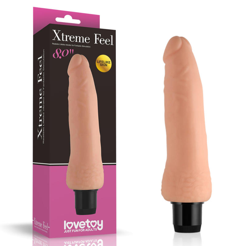Реалістичний вібратор Xtreme Feel Vibrator Flesh тілесний Реалістичний вібратор Xtreme Feel Vibrator Flesh тілесний