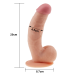 Реалістичний фалоімітатор з мошонкою The Ultra Soft Dude 8.5 дюйма