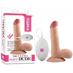 Реалістичний вібратор The Ultra Soft Dude тілесний