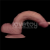 Реалістичний вібратор Vibrating Dual Density Power Cock 9'' тілесний Реалістичний вібратор Vibrating Dual Density Power Cock 9'' тілесний