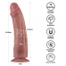 Реалістичний вібратор Vibrating Dual Density Power Cock тілесний Реалістичний вібратор Vibrating Dual Density Power Cock тілесний