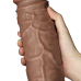 Реалістичний вібратор King-Sized коричневий LoveToy