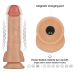 Реалістичний вібратор Vibrating Power Basics Cock 8" тілесний Реалістичний вібратор Vibrating Power Basics Cock 8" тілесний
