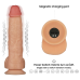 Реалістичний вібратор Vibrating Power Basics Cock тілесний 23.6см