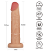 Реалістичний вібратор Vibrating Power Basics Cock 10" тілесний Реалістичний вібратор Vibrating Power Basics Cock 10" тілесний