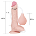 Фалоімітатор - Squirt Extreme Dildo 10" Flesh