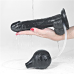 Фалоімітатор - Squirt Extreme Dildo 9" Black