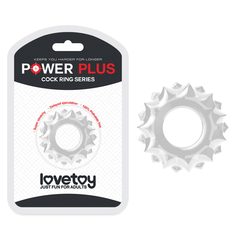Ерекційне кільце Power Plus Cockring прозоре
