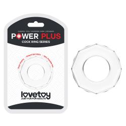 Ерекційне кільце Power Plus Cockring 4 Clear прозоре