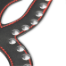 Маска чорна Bondage Fetish Crafted Masquerade