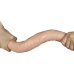 Двосторонній фалоімітатор тілесний King-Sized Realistic Slim Ultra Double Dildo 17 дюймів Двосторонній фалоімітатор тілесний King-Sized Realistic Slim Ultra Double Dildo 17 дюймів