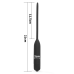 Стимулятор уретри - Anal Indulgence Collection Silicone Vibrating Urethral Dilator