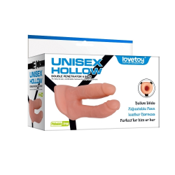 Порожнистий страпон - Unisex Hollow Double Penetration 6" Порожнистий страпон - Unisex Hollow Double Penetration 6"