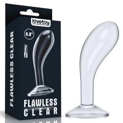 Анальна пробка - Flawless Clear Prostate Plug 6" Clear
