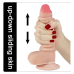 Фалоімітатор - Sliding-Skin Dual Layer Dong 7" Flesh