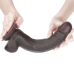 Фалоімітатор - Sliding-Skin Dual Layer Dong 9" Black #1