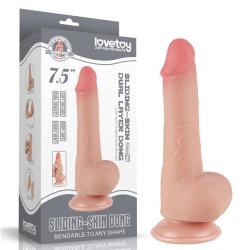 Фалоімітатор - Sliding-Skin Dual Layer Dong 7.5" Flesh #2