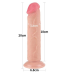 Фалоімітатор Sliding-Skin тілесний LoveToy 8 дюймів