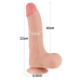 Фалоімітатор - Sliding-Skin Dual Layer Dong 8.5" Flesh #2