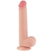 Фалоімітатор з мошонкою Sliding-Skin Dual Layer 9" Flesh LoveToy Фалоімітатор з мошонкою Sliding-Skin Dual Layer 9" Flesh LoveToy