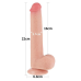 Фалоімітатор з мошонкою Sliding-Skin Dual Layer 9" Flesh LoveToy Фалоімітатор з мошонкою Sliding-Skin Dual Layer 9" Flesh LoveToy