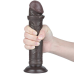 Фалоімітатор чорний Sliding-Skin Dual Layer Dong 8" LoveToy Фалоімітатор чорний Sliding-Skin Dual Layer Dong 8" LoveToy