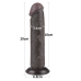 Фалоімітатор чорний Sliding-Skin Dual Layer Dong 8" LoveToy Фалоімітатор чорний Sliding-Skin Dual Layer Dong 8" LoveToy