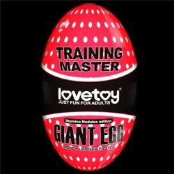 Мастурбатор - Traning Master Giant Egg Masturbator Red