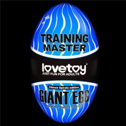 Мастурбатор Training Master Giant Egg блакитний