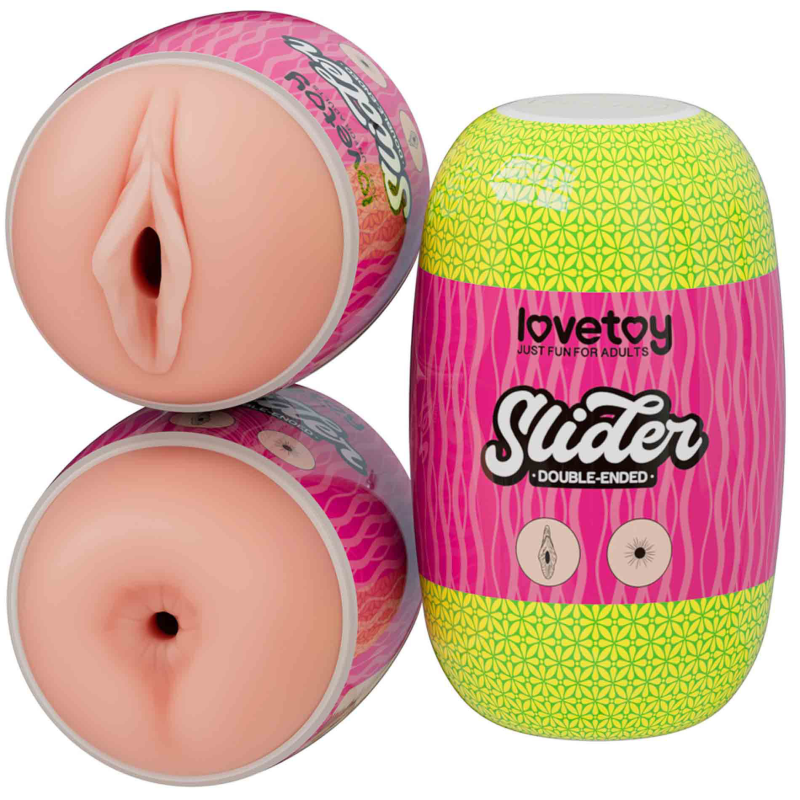 Мастурбатор - Slider Double-Ended Masturbator Vagina and Anus Flesh