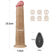 Вібратор - Dual-Layered Silicone Rotator 10" Flesh