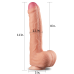 Фалоімітатор - Dual-Layered Silicone Cock 11" Flesh