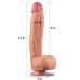 Фалоімітатор - Dual-Layered Silicone Cock 12" Flesh #1