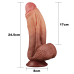 Фалоімітатор - Dual-Layered Silicone Cock 10" Brown