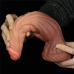 Реалістичний фалоімітатор Dual-Layered Silicone коричневий 24.5см Реалістичний фалоімітатор Dual-Layered Silicone коричневий 24.5см