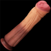 Фалоімітатор - Dual-Layered Silicone Cock 12" Brown