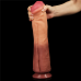 Фалоімітатор - Dual-Layered Silicone Cock 12" Brown