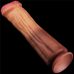 Фалоімітатор - Dual-Layered Silicone Cock 12" Brown