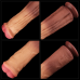 Фалоімітатор - Dual-Layered Silicone Cock 12" Brown