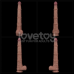 Фалоімітатор - Dual Layered Bendable Silicone Cock XXL 16'' Flesh
