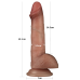 Фалоімітатор - Sliding Skin Pro Dual Layer Silicone Dong 7.5''