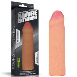Насадка на член - Revolutionary Silicone Nature Extender Add 1.5" Flesh Насадка на член - Revolutionary Silicone Nature Extender Add 1.5" Flesh