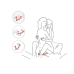 Страпон - IJOY Rechargeable Strapless Strap-On