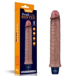 Вібратор Real Softee коричневий 24,5 см