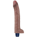 Вібратор - Real Softee Rechargeable Silicone Vibrating Dildo 11"